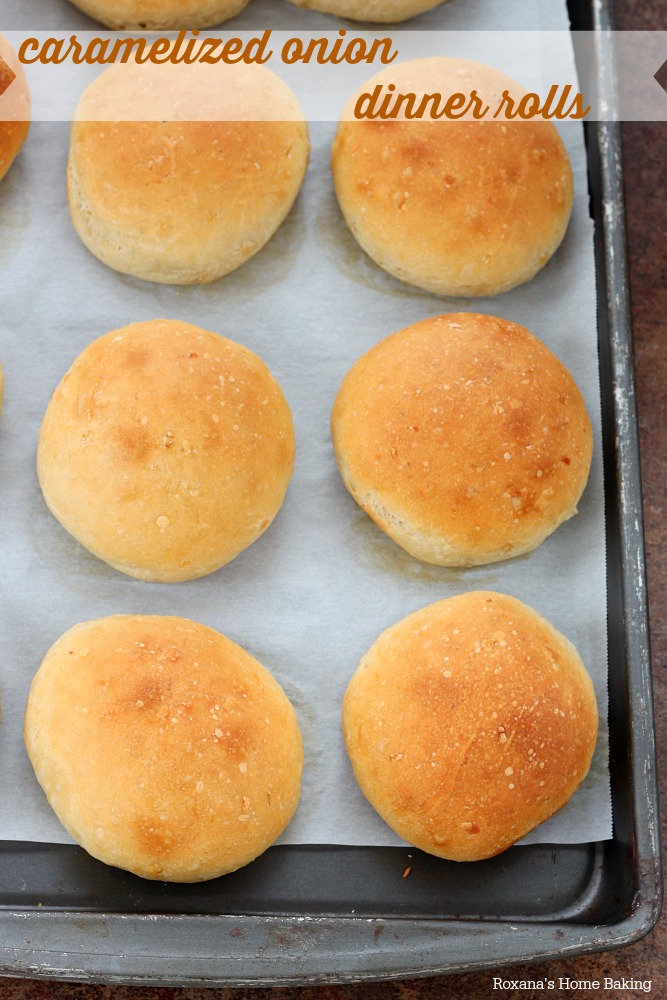Soft, with a subtle sweetness and an incredible aroma from the caramelized onions, these onion dinner rolls are perfect for sandwiches or any comfort dinner meals. 