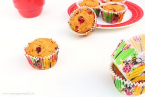 cranberry pumpkin muffins | Roxanashomebaking.com