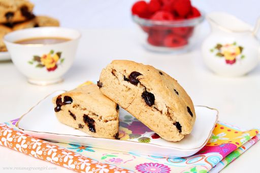 Peanut butter and chocolate scones