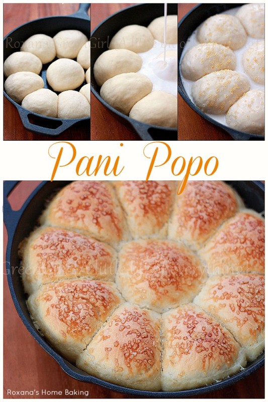 Homemade pani popo