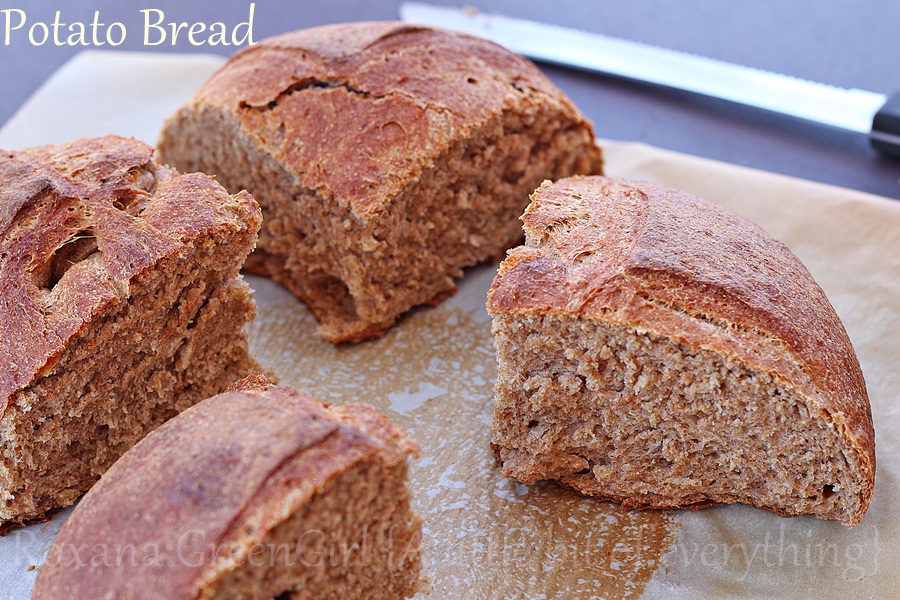 Whole Wheat Potato Bread | roxanashomebaking.com