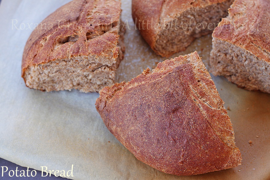 Whole Wheat Potato Bread | roxanashomebaking.com