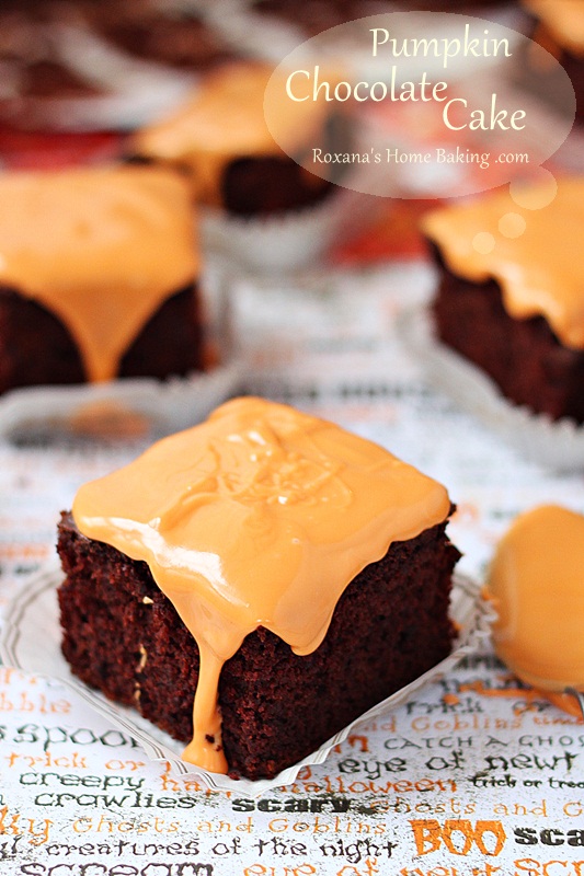 Pumpkin chocolate cake