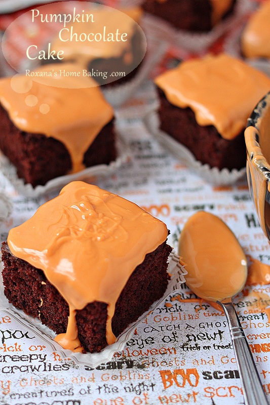 Pumpkin chocolate cake