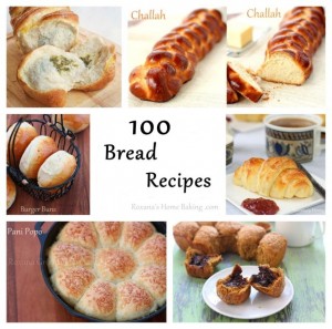 100 bread recipes | Roxanashomebaking.com