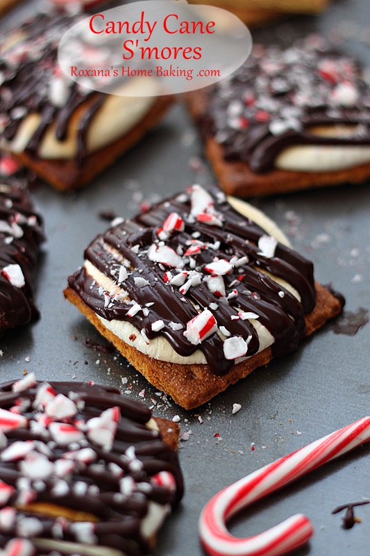 Candy cane s'mores