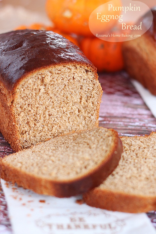 pumpkin eggnog bread