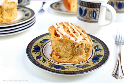 pumpkin filled chocolate rolls