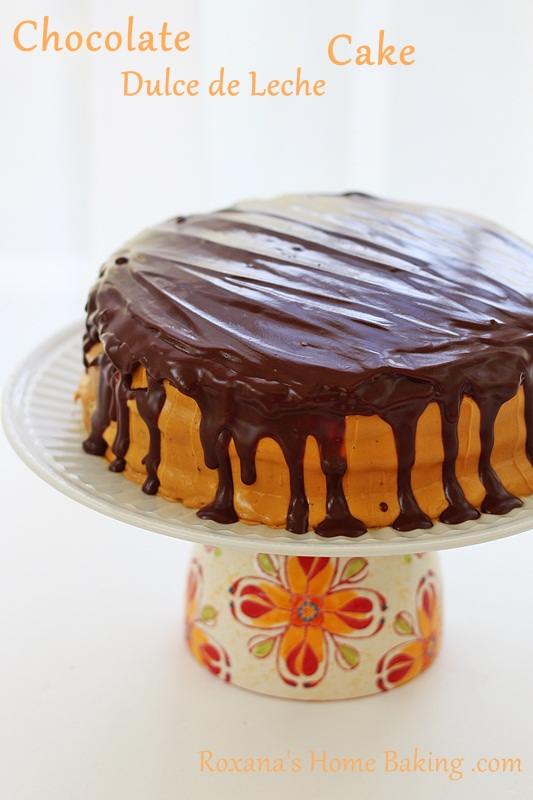 Chocolate Layer Cake with Dulce de Leche Frosting