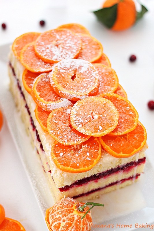 Citrus Cranberry Layered Cake Recipe Roxanashomebaking 2