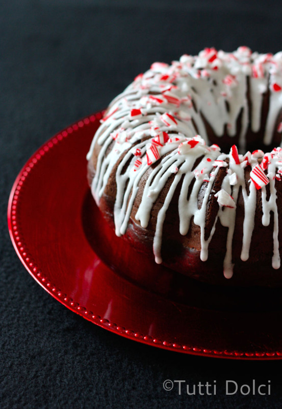 Chocolate Peppermint Bundt Cake