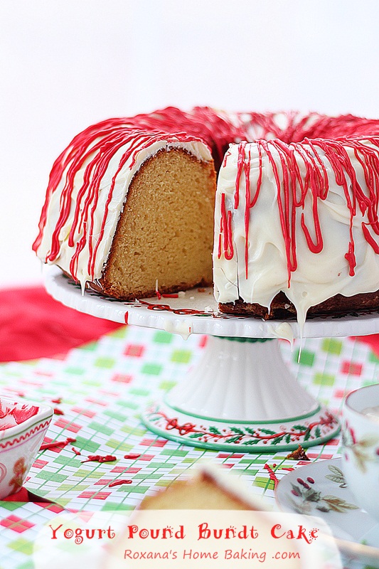 Yogurt Passion Fruit Bundt Cake with Passion Fruit Icing