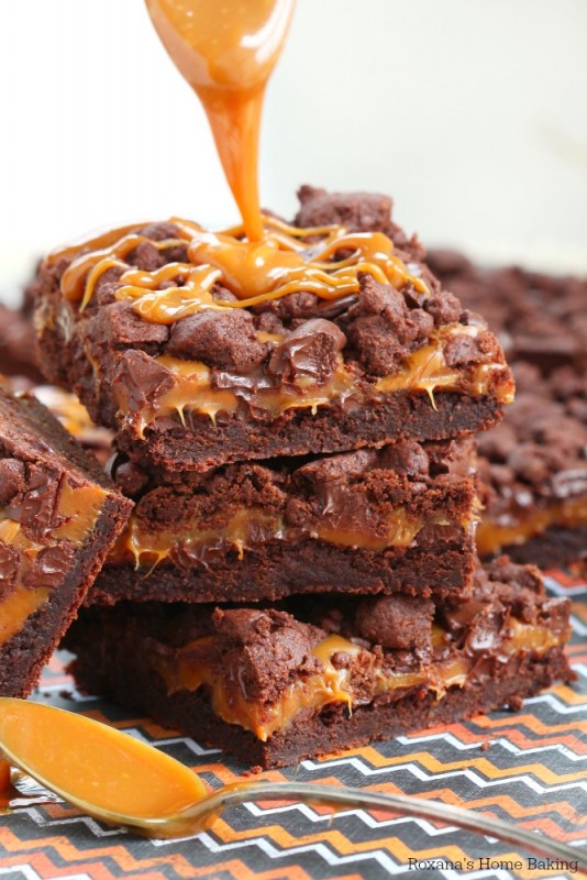 chewy chocolate caramel bars recipe 4