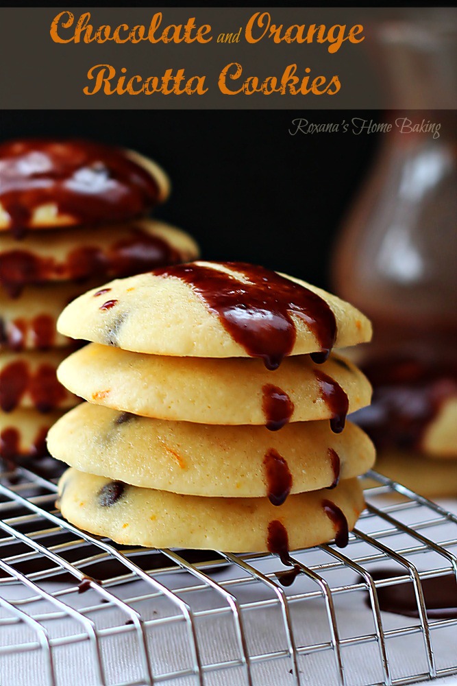 Light and flavorful soft cookies with a cake-like texture, these chocolate and orange ricotta cookies from Roxanashomebaking.com are a crowd pleaser.