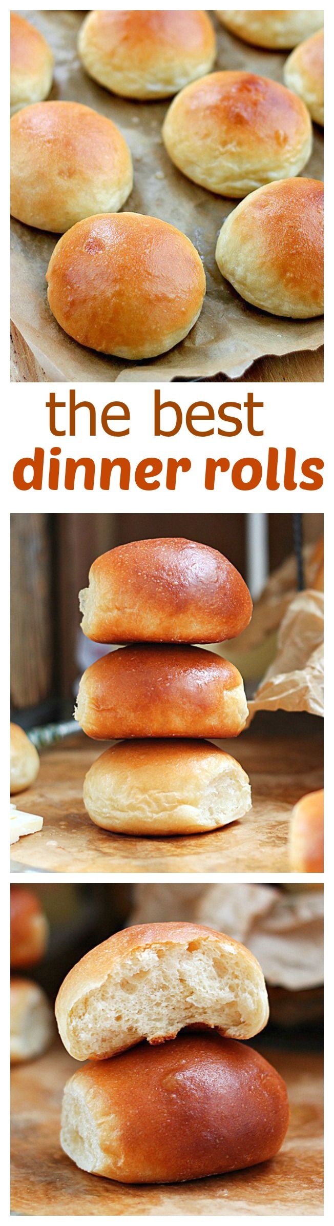 Soft, buttery, tender and warm, straight out of the oven - these are the best dinner rolls! Once you try this dinner rolls recipe you'll never want to go back to store bought dinner rolls! 