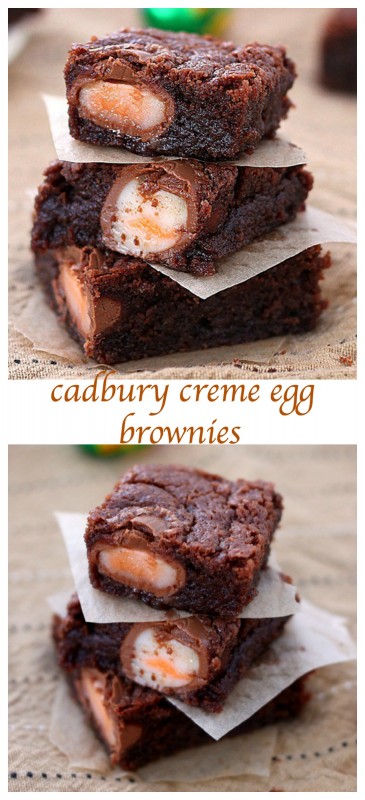 Rich, fudgy and totally addictive, these Cadbury creme eggs brownies will be the first to disappear from your Easter table. The ultimate Easter dessert! 