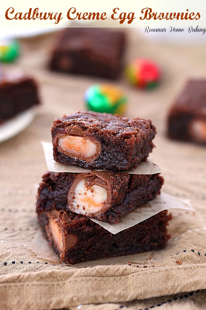 Rich, fudgy and totally addictive, these Cadbury creme eggs brownies will be the first to disappear from your Easter table. The ultimate Easter dessert! 