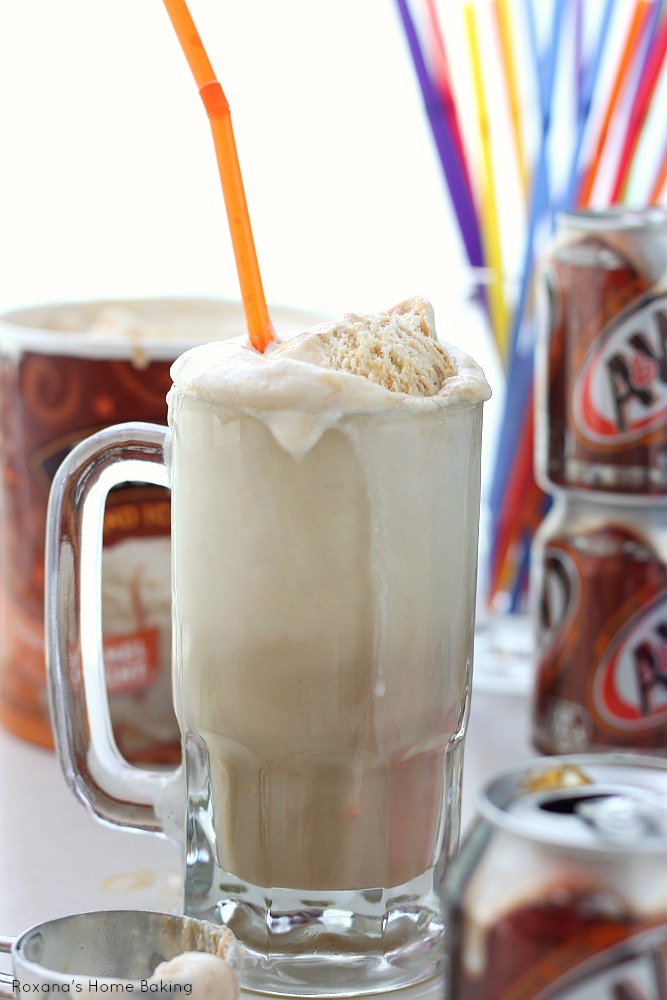 Stay cool this summer with these easy to make A&W Root Beer Floats