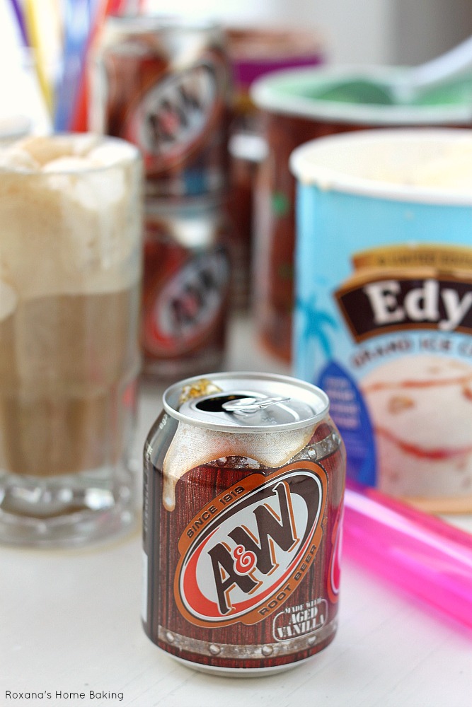 Stay cool this summer with these easy to make A&W Root Beer Floats