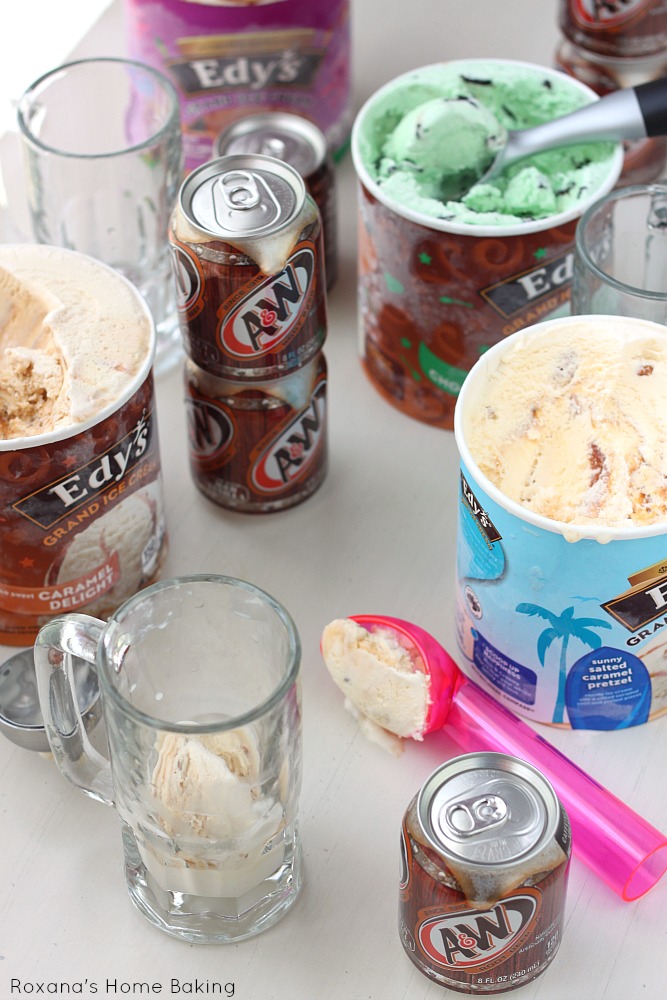 Stay cool this summer with these easy to make A&W Root Beer Floats