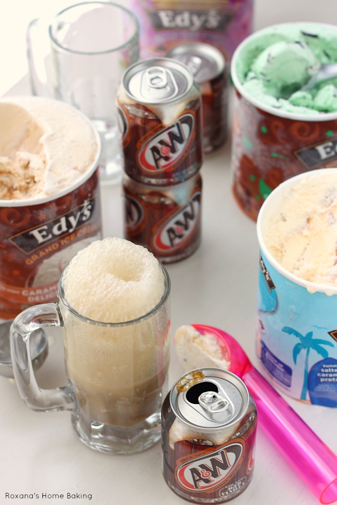 Stay cool this summer with these easy to make A&W Root Beer Floats