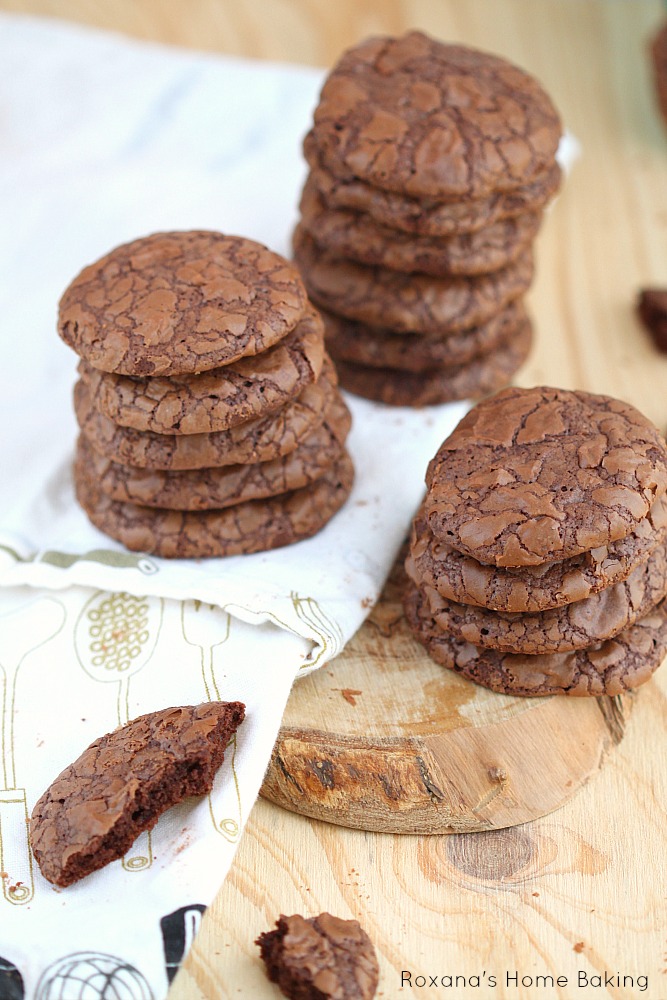 Fudge like cookie, these chocolate truffle cookies have triple the pleasure. 