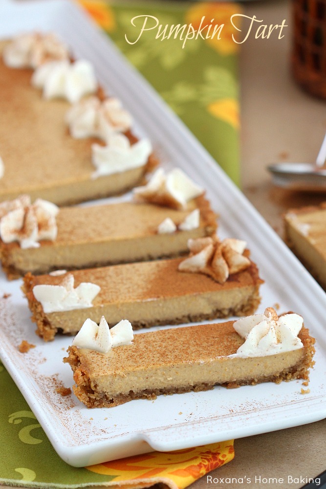 Pumpkin panna cotta tart recipe