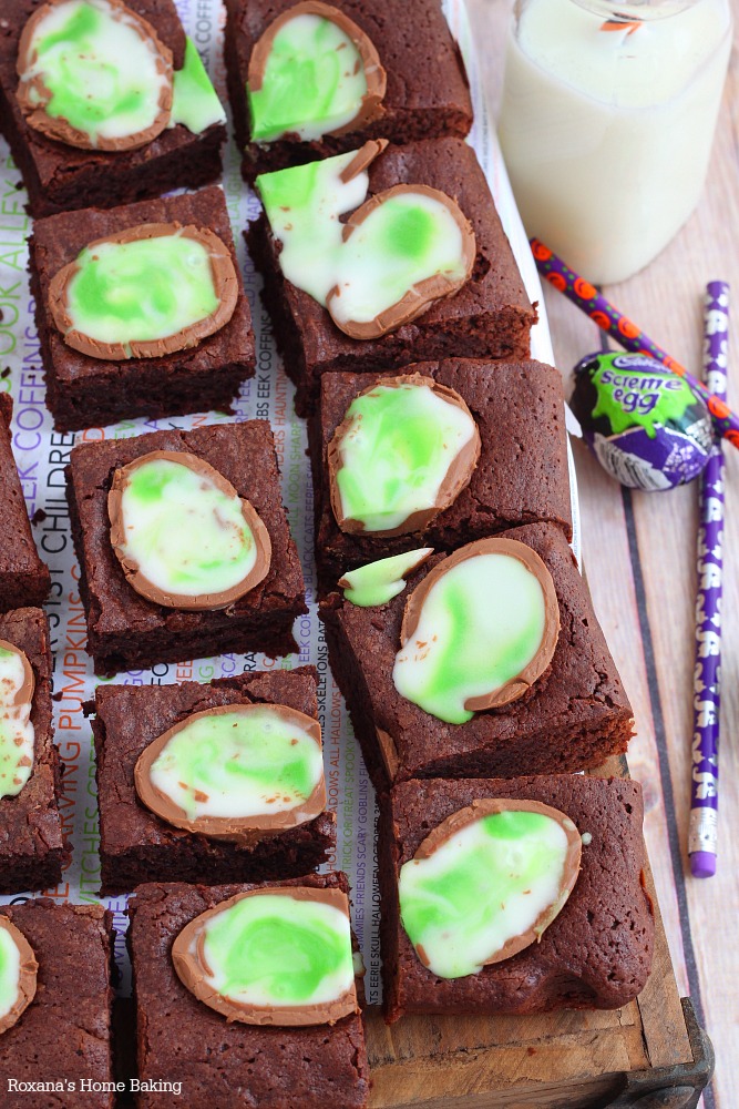 Screme eggs Cadbury brownies recipe