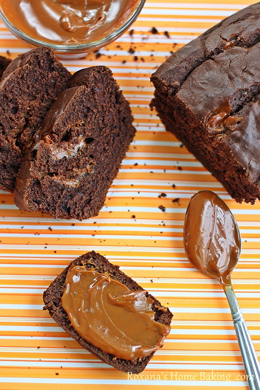 chocolate duce de leche bread