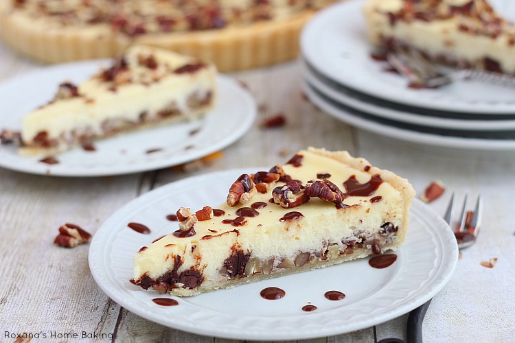 Chocolate Chip Cheesecake — Gathered At My Table - seasonal baking recipes  with a creative twist