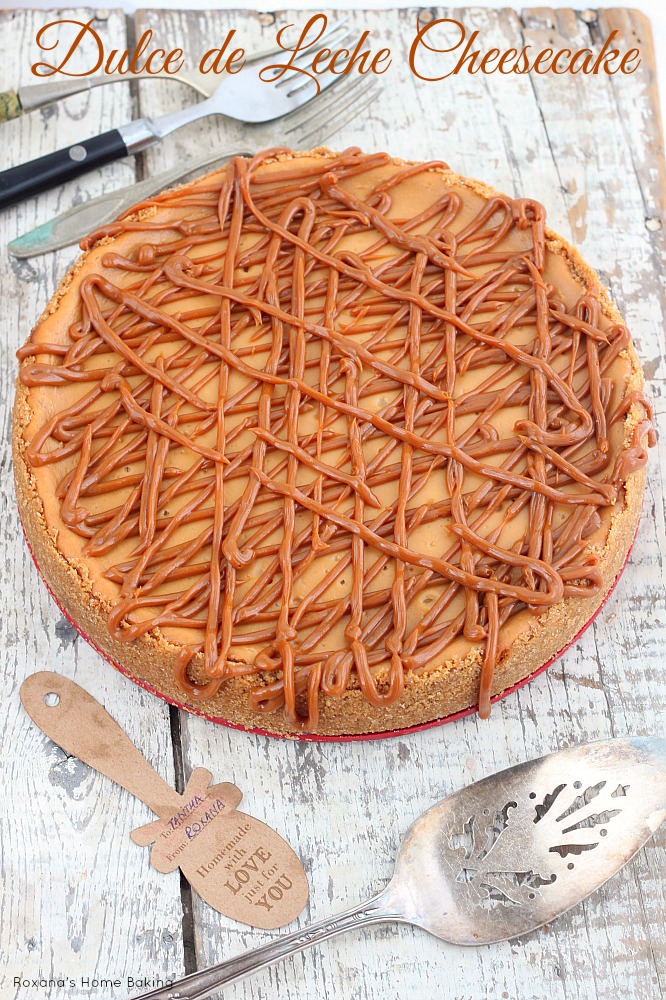 Dulce de leche cheesecake