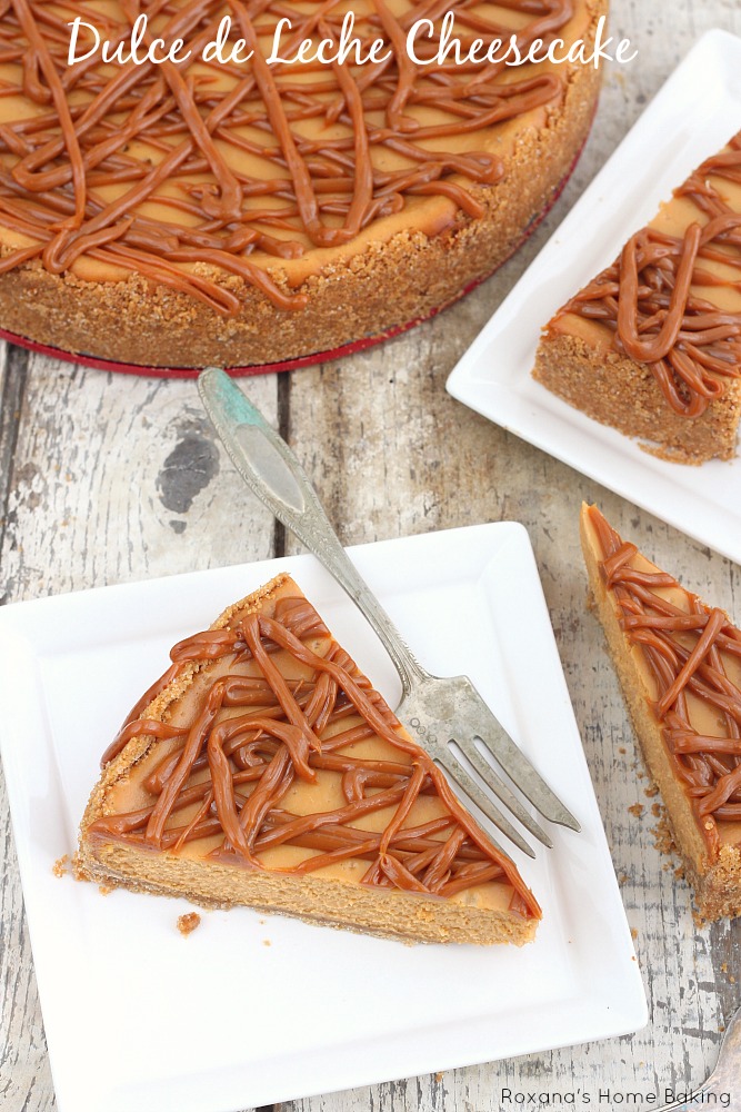 Dulce de leche cheesecake