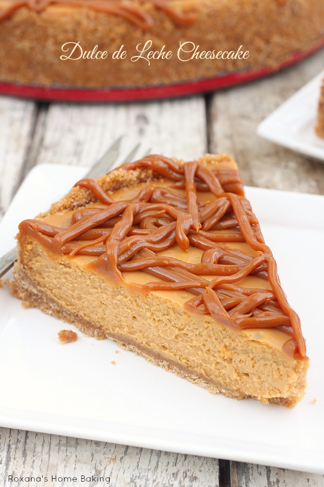 Dulce de leche cheesecake