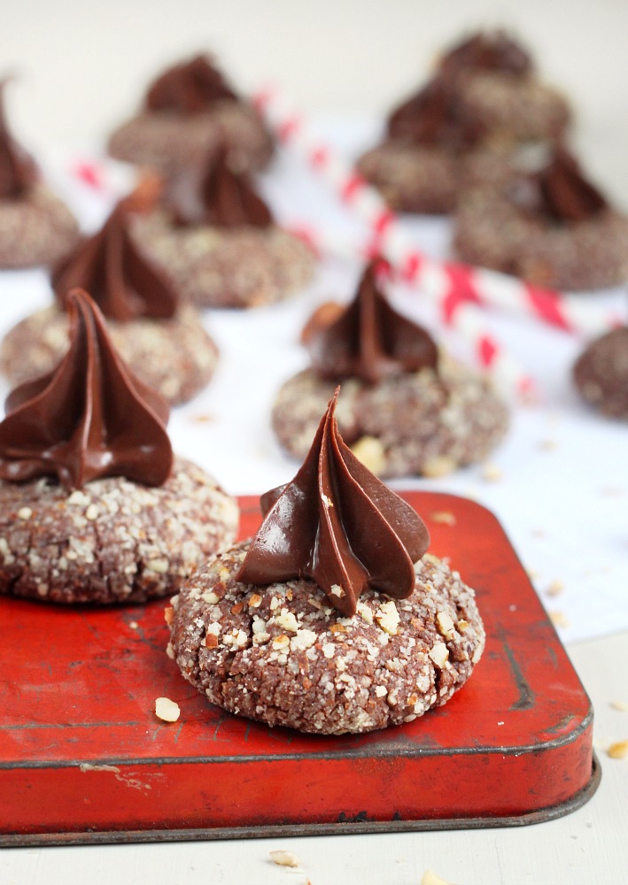 Chocolate hazelnut cookies