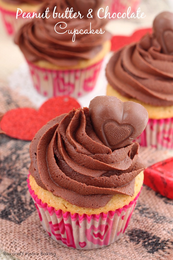Peanut butter cupcakes with chocolate frosting recipe 