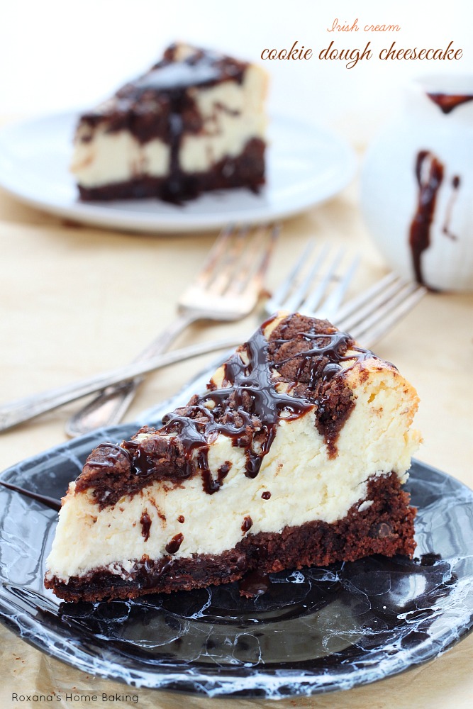 Irish cream cookie dough cheesecake 