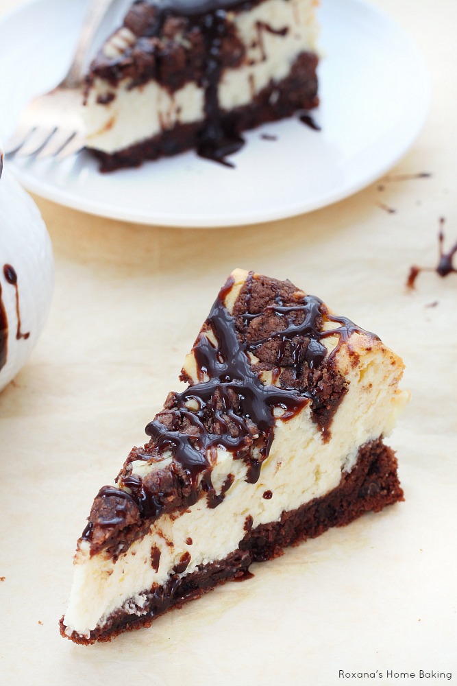 Irish cream cookie dough cheesecake recipe from Roxanashomebaking.com