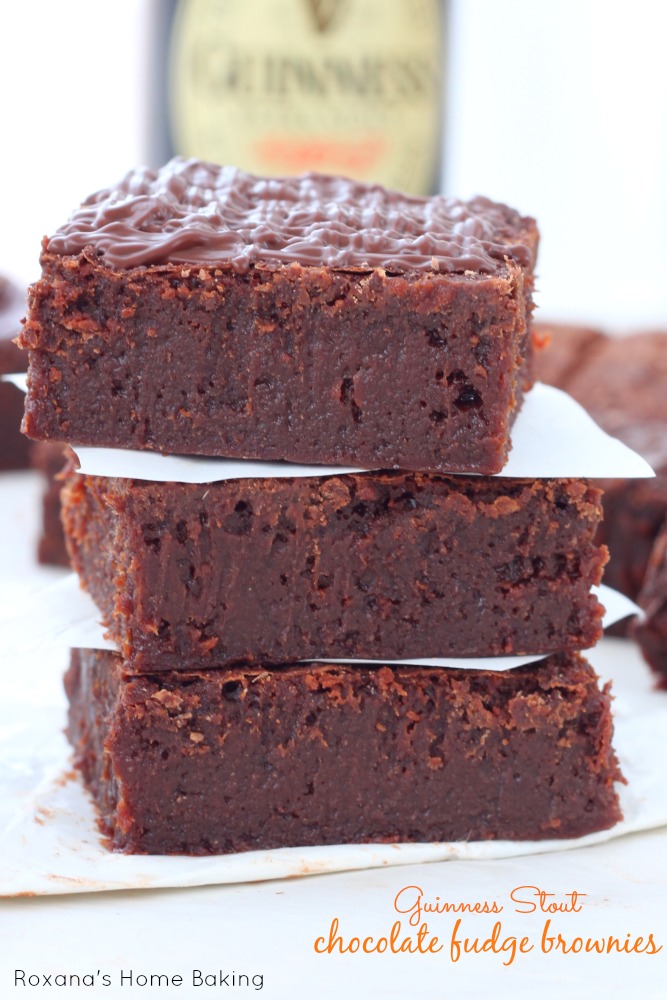 The nuttiness of the stout enhances the flavor making these Guinness stout chocolate brownies so rich and fudgy, it will be love at first bite.