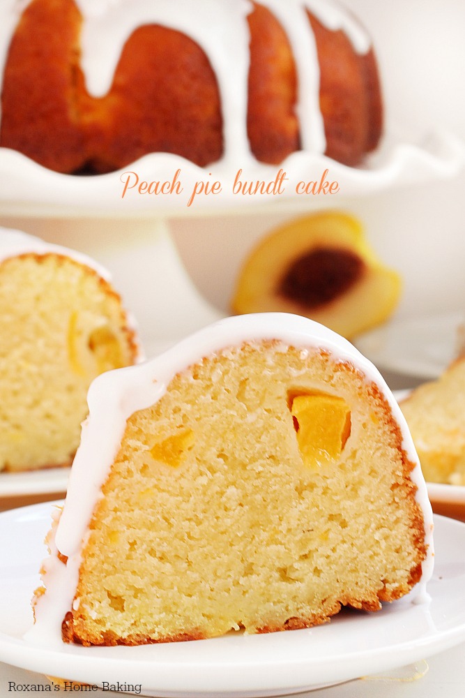 Peach pie cake recipe