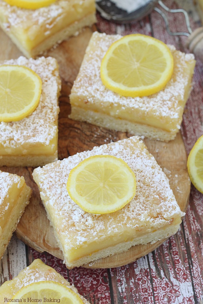 Lemon bars recipe