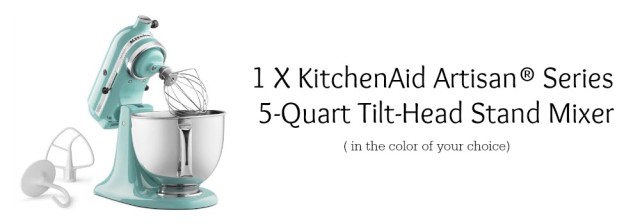 KitchenAid prize package