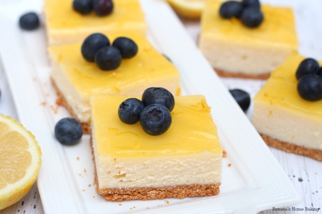 lemon cheesecake bars recipe