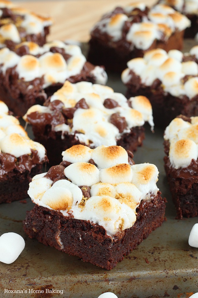 S'more brownies 