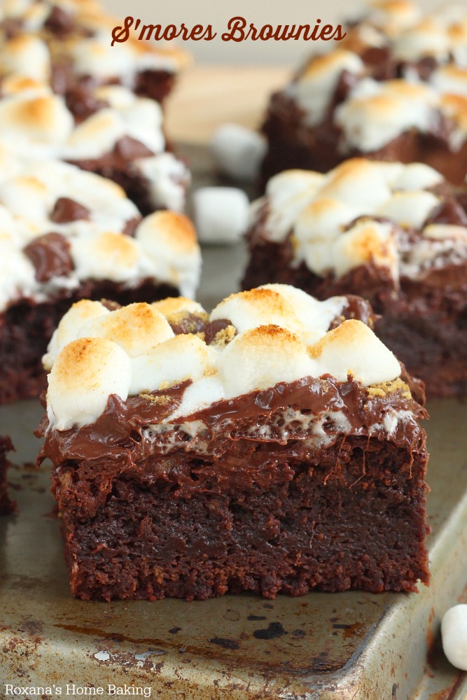 Outstanding taste with the perfect amount of gooey-ness, these rich s'more brownies put a fun spin on the classic smores. Ooey, gooy and oh-so-good. 