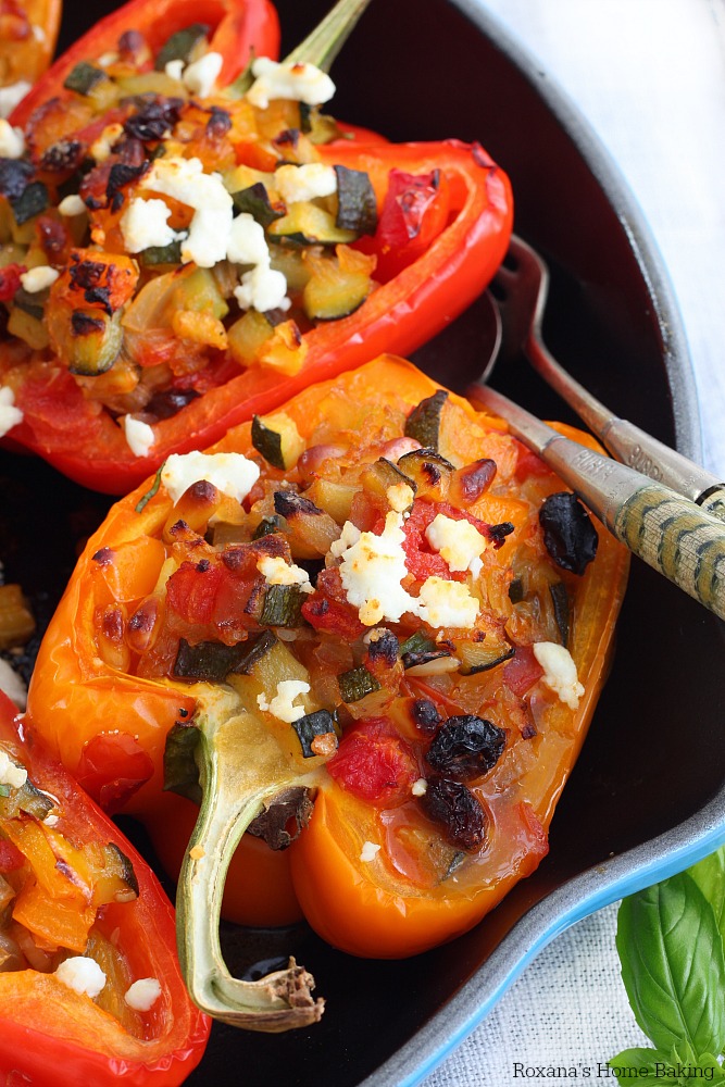 Veggie stuffed bell peppers recipe 