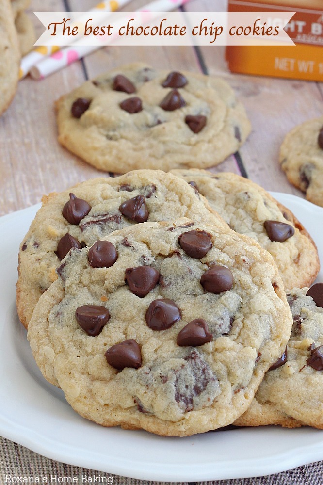 No mixer needed to make these large, buttery chocolate chip cookies. With their crisp edges, chewy middles and overloaded with chocolate they are everything you dreamed an amazing chocolate chip cookie would be.