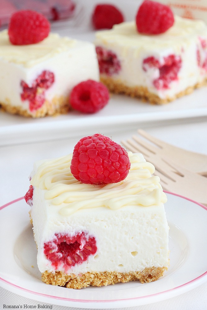 White chocolate deals raspberry cheesecake