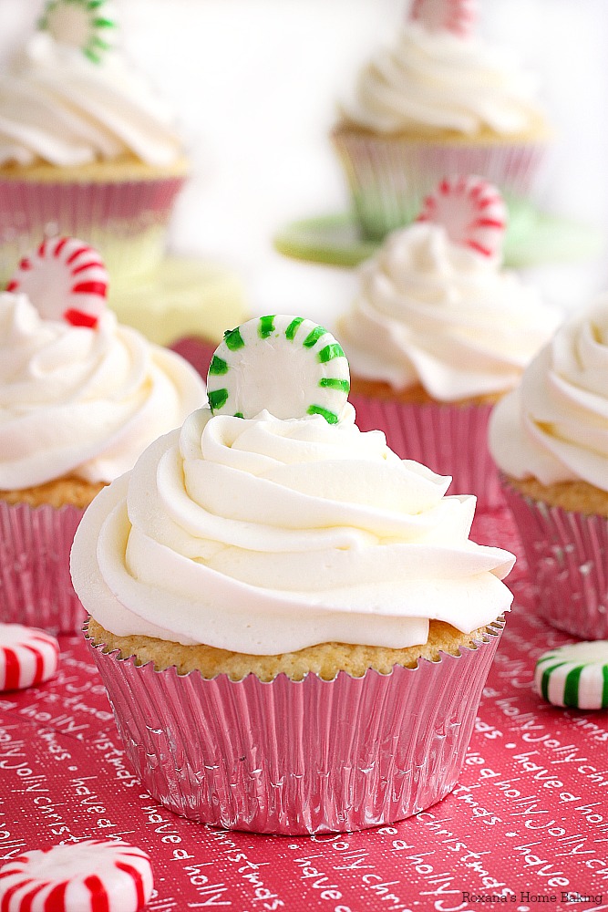 Double peppermint cupcakes recipe