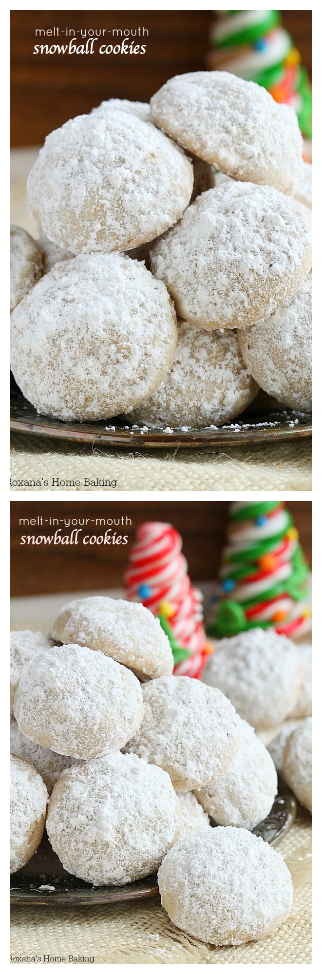 Melt-in-your-mouth buttery cookies, these shortbread like snowball cookies are one of the most requested baked treats at the cookie exchange. One bite and you’ll understand why they are so addictive!