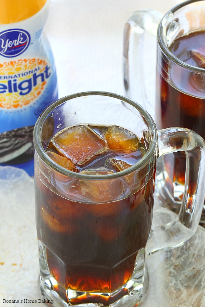 Cool down with this easy to make iced coffee! Comes together in 5 minutes tops! 